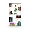 Maliang Open Bookcase with 6 Shelves, for Office and Living Room, Large Bookshelf Organizer - 4 of 4