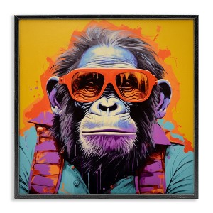 Stupell Industries Pop Style Gorilla, 17" x 17" - 1 of 4