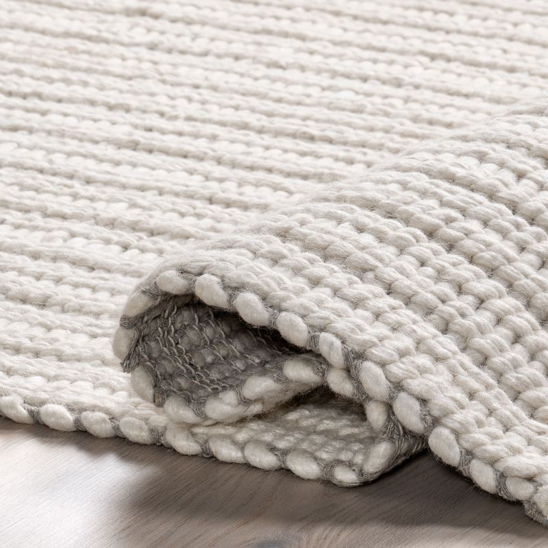 nuLOOM Aaleigha Casual Striped Wool Area Rug, 4 of 10