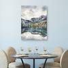 30" x 40" Lake Reflections by Studio Arts Canvas Art Print - Masterpiece Art Gallery: Modern Unframed Vertical Decor - image 2 of 4