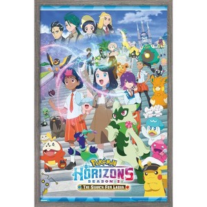 Trends International Pokémon Horizons: Season 2 - Key Art Framed Wall Poster Prints - 1 of 4