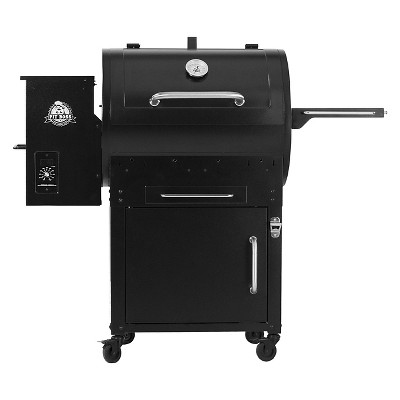 Wood Fired Pellet Grill With Flame Broiler & Cart Model 72700SC - Pit Boss