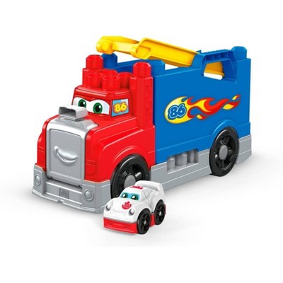 Mega Bloks First Builders Build & Race Rig Construction Set