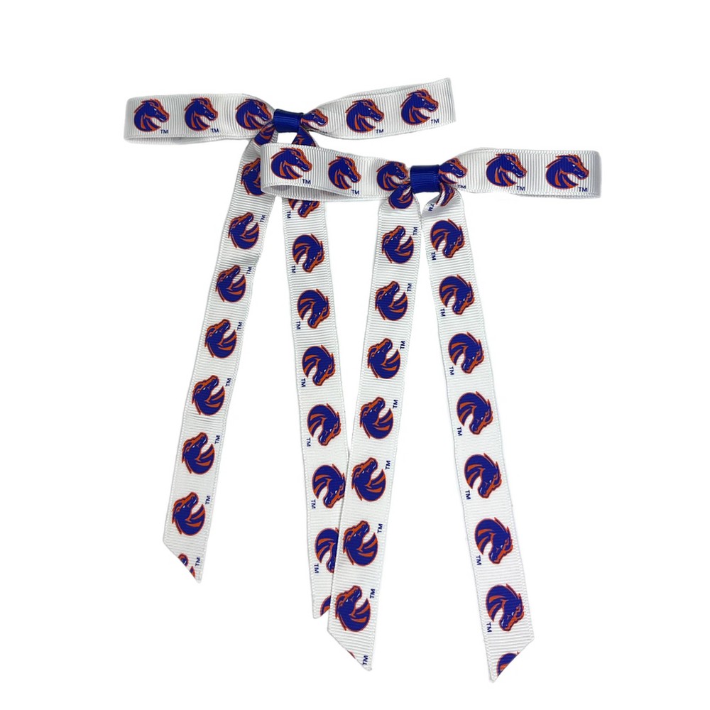 NCAA Boise State Broncos Mini Cheer Bow Pair Hair Clip