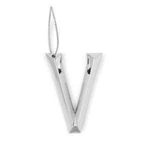 Metallic Monogram Ornaments V - Bullseye's Playground™ - 1 of 3