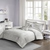 Gracie Mills Rathmore Metallic Triangle Print Comforter Set - 2 of 4