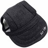Pet Life Cap-Tivating UV Protectant Adjustable Fashion Dog Hat Cap, LG, Black - 2 of 4