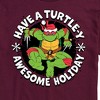 Men's - Teenage Mutant Ninja Turtles - Have A Turtley Awesome Holiday Short Sleeve Graphic T-Shirt - 2 of 4