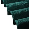 RCZ Décor Elegant Round Table Cloth - Made With Fine Crushed-Velvet Material, Beautiful Emerald Tablecloth With Durable Seams - 3 of 4
