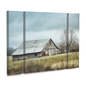 Jai Johnson 'An Old Gray Barn' Multi Panel Art Set Large 3 Piece - 1 of 3