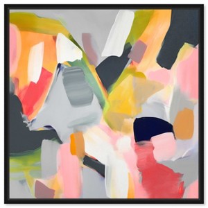 Art Remedy Just a few Pops Colorful Pastel Abstracts Framed - 1 of 4