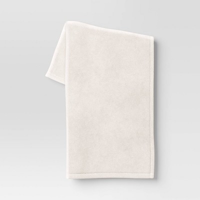 Plush Throw Blanket Ivory - Room Essentials™: Midweight, Recycled Polyester, Machine Washable, 50x60"