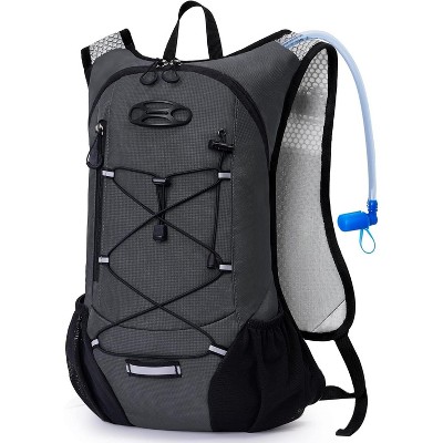 Lightweight Hydration Backpack, Running Backpack with 2L Water Bladder, Hydro Water Daypack for Hiking Rave