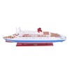 Old Modern Handicrafts Queen Elizabeth II Ship Model 41 Inch Painted Ocean Liner with Wood Base Display - 4 of 4