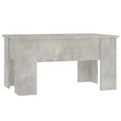 Vidaxl Coffee Table Concrete Gray 31.1