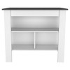 INFURNIC Kitchen Carts and Islands Kitchen Island with Open Storage Shelves and Spacious Prep Surface, Multicolored, 27.5"*40.5"*35.4" - 3 of 4