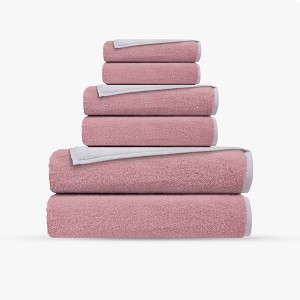 Depera Home 6pc Double Face Turkish Wash Towel Set - 1 of 3