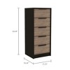NicBex 5 Drawer Dresser for Bedroom,Modern Style Drawers with Black Handle,Dressers for Kids Room,Living Room,Entry and Hallway - 3 of 4