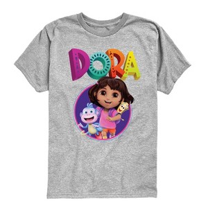 Boys' - Dora the Explorer - Logo Short Sleeve Graphic T-Shirt - 1 of 4