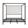 Polibi Canopy Bed with Upholstered Linen Headboard - 4 of 4
