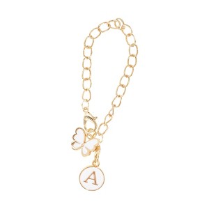 Unique Bargains Butterfly Heart Cup Chain Charm Water Cup Pendant 1 Pc - 1 of 4