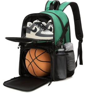 Generic Basketball Bag Backpack with Ball Holder and Shoes Compartment - 1 of 4