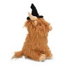 Multipet Highland Cow with Witch Hat Dog Interactive Plush Toy - Brown - 3 of 4