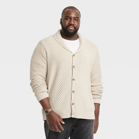 Men's Cable Knit Pullover Sweater - Goodfellow & Co Cream S