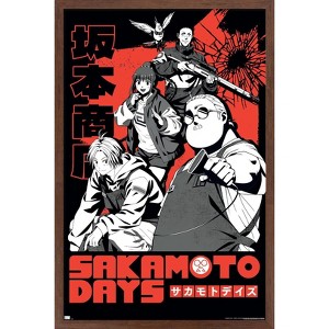 Trends International Netflix Sakamoto Days: Season 1 - Red Graphic Framed Wall Poster Prints - 1 of 4