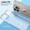 Entronix Apple iPhone 16 Crystal Clear Case - Glitter - image 3 of 4