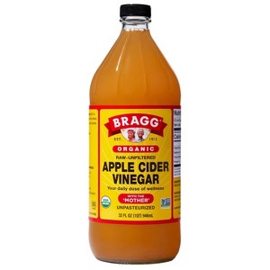 Bragg Organic Raw & Unfiltered Apple Cider Vinegar 32 fl oz-Pack of 4 - 1 of 1