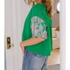 Women's Plus Floral Puff Sleeve Top - Oddi - 2 of 3