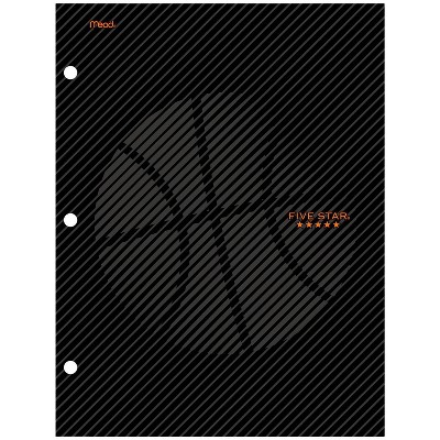 Five Star Pocket Portfolio 100 Sheet Basketball