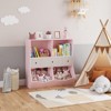 Kids Bookshelf and Bookcase for Toy Storage, Multi Shelf with Cubby Organizer Cabinet and Drawers for Boys Girls, for Children's Room, School - 4 of 4