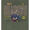 DC x Sonic the Hedgehog From The Shadows Shadow X Batman Yellow Outline Adult Crew Neck Short Sleeve T-Shirt - 2 of 3