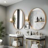 PexFix 35" Deep Framed Metal Round Mirror - 2 of 4