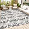 Outdoor Rug Modern Carpet Waterproof Plastic Straw Rug UV-Resistant Reversible Mat for Camping RV Porch Deck Balcony Beach - 3 of 4
