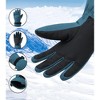 Alpine Swiss Mens Waterproof Gauntlet Snow Ski Gloves Winter Sport Snowboarding Windproof Warm 3M Thinsulate - 2 of 4