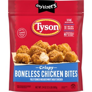 Tyson Any'tizers Frozen Crispy Boneless Chicken Bites - 24oz - 1 of 4