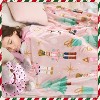 Lomsoe Pink Christmas Tree Throw Blanket Cute Soft Warm Lightweight Blanket for Sofa Bed Gift Decor Christmas Gift. - 2 of 4