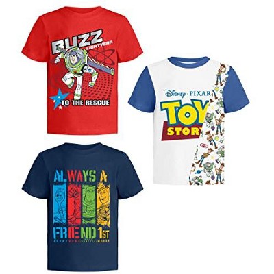 Disney Toy Story Pixar T-Shirt (Sets) Woody Buzz Lightyear Jessie Rex Hamm MrPotato Forky Slinky Dog Toddler/Birthday Kids Clothes