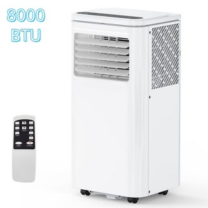 Jojoka 8000-14000 BTU Portable Air Conditioner, 3-in-1 Cooling, Dehumidifier & Fan, Quiet AC Unit for Large Rooms up to 750 Sq.Ft, Window Kit - 1 of 4