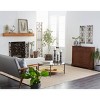 Wood Scroll Distressed Door Inspired Ornamental Wall Decor with Metal Wire Details Gray - Olivia & May - 3 of 4