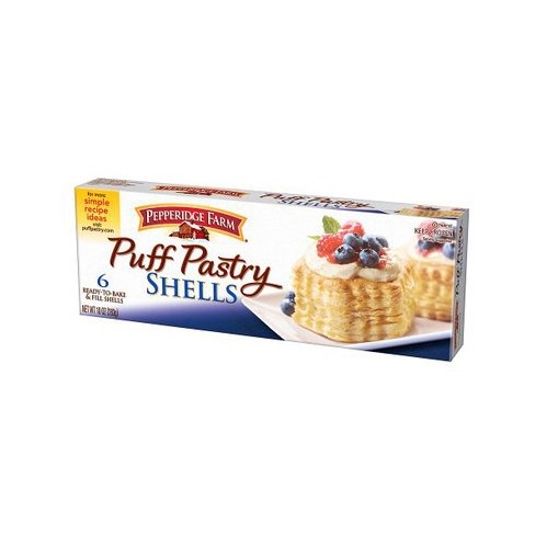 Pepperidge Farm Frozen Puff Pastry Shells 6ct 10oz Target