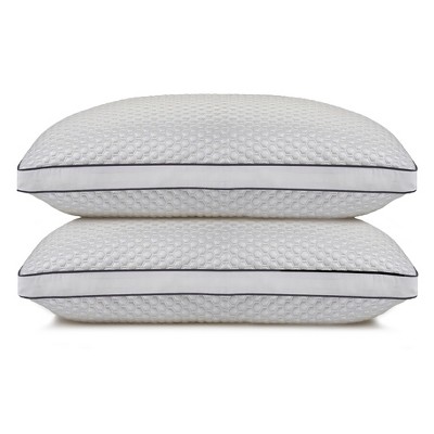 Standard/Queen White Arctic Chill Cooling Gel Fiber Pillow Set
