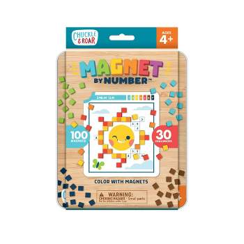 Chuckle & Roar Magnet By Number Game - Color By Number With Magnets