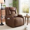Electric Power Lift Recliner Chair Sofa, Power Lift Chair for Elderly, 3 Adjustable Positions, Side Storage Pockets and Cup Holders - 2 of 4