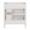 NicBex 29.3" Bathroom Storage Cabinet without Sink, Bathroom Vanity, 2 Drawers and 1 Spacious Cabinet Door for Bathroom, White - 4 of 4