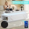 Gymojoy 47.2" Coffee Tables for Living Room with Wireless Charging & Bluetooth Speaker Table - 4 of 4