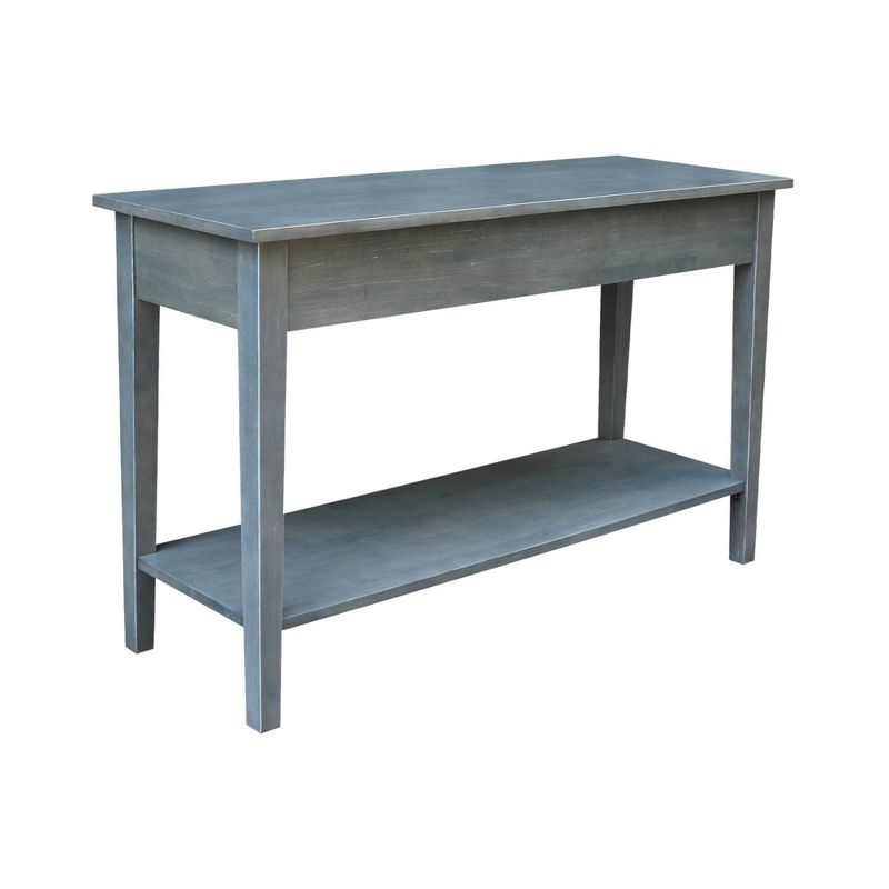 Spencer Console Server Table Antique Washed Heather Gray - International Concepts, 6 of 12